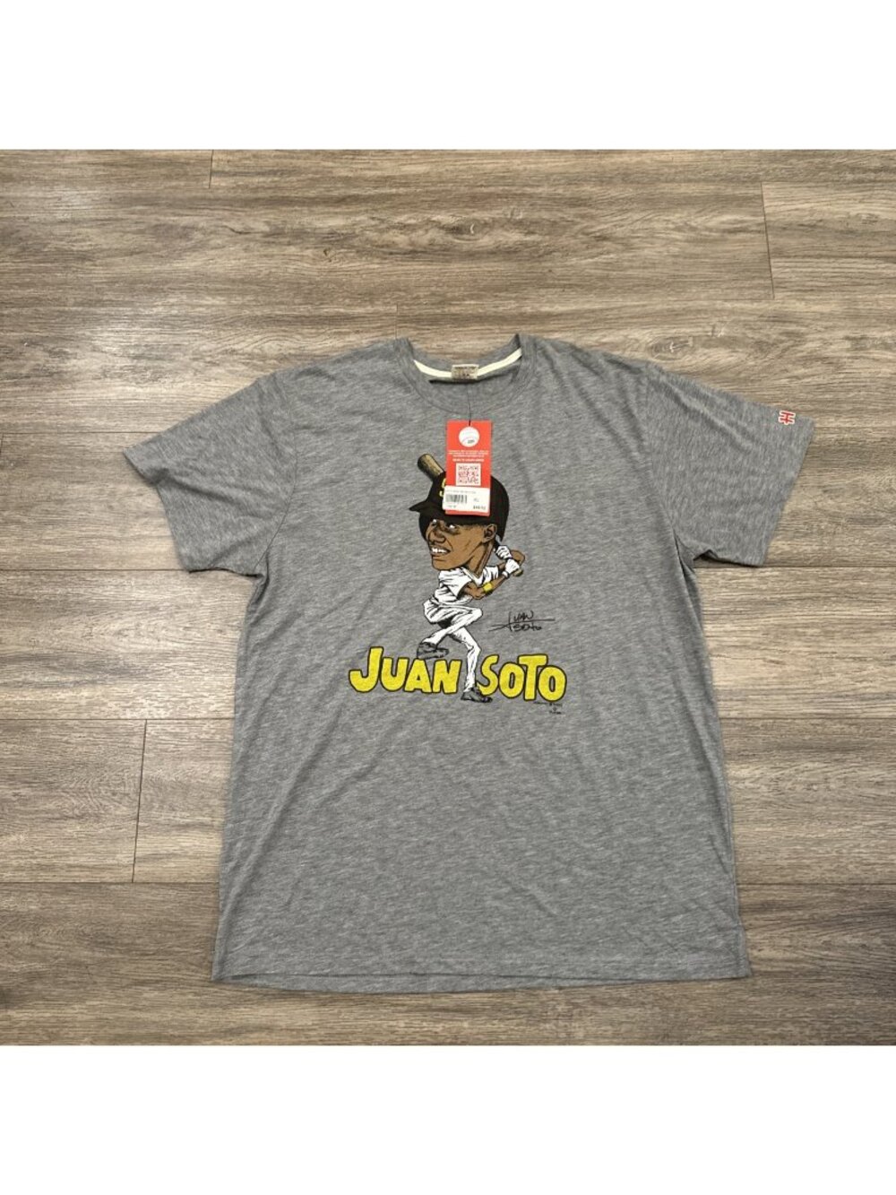 Juan Soto Men's Homage Gray San Diego Padres Homage Caricature T-Shirt Sz XL